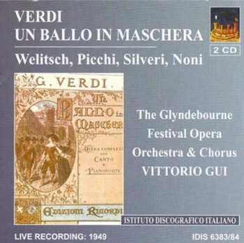 2CD Verdi / Alan / Loring / Noni: Un Ballo In Mascher