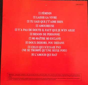 CD Véronique Sanson: Exclusivement Féminin