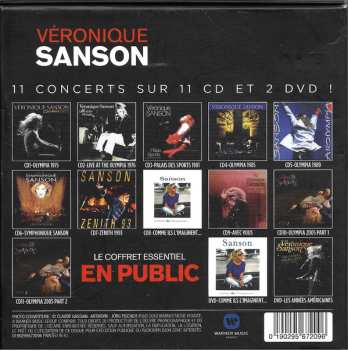 11CD/2DVD/Set di cofanetti Véronique Sanson: Le Coffret Essentiel En Public