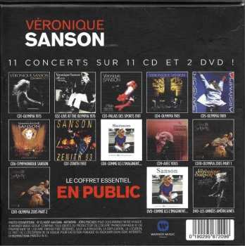 11CD/2DVD/Set di cofanetti Véronique Sanson: Le Coffret Essentiel En Public