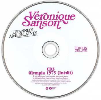 3CD Véronique Sanson: Les Années Américaines  DLX