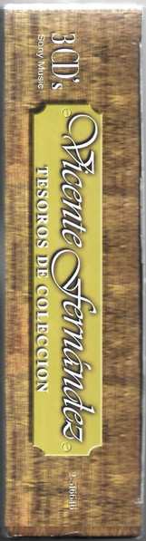 3CD/Set di cofanetti Vicente Fernandez: Tesoros De Coleccion