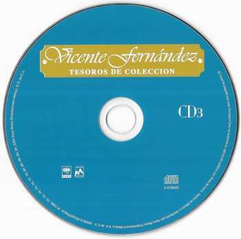 3CD/Set di cofanetti Vicente Fernandez: Tesoros De Coleccion