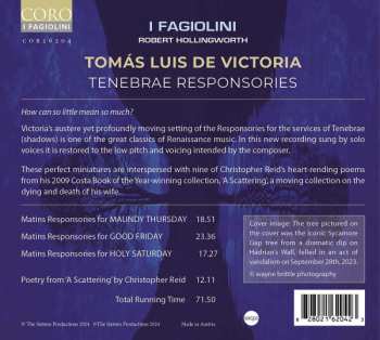 CD Harry Christophers: Tenebrae Responsories