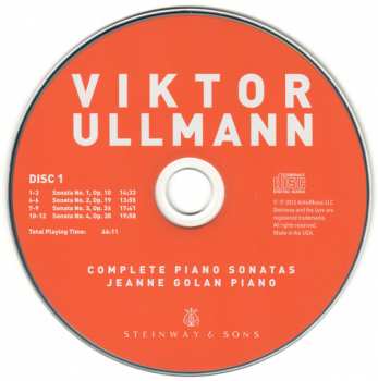 2CD Viktor Ullmann: Complete Piano Sonatas