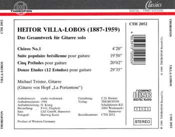 CD Heitor Villa-Lobos: Gitarre Gesamtwerk