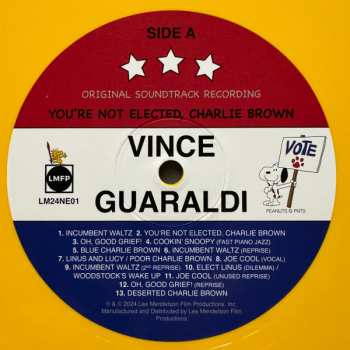 LP Vince Guaraldi: You're Not Elected, Charlie Brown (Original Soundtrack Recording) CLR