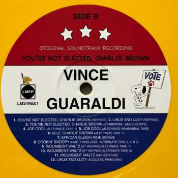 LP Vince Guaraldi: You're Not Elected, Charlie Brown (Original Soundtrack Recording) CLR