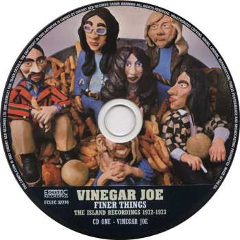 3CD/Set di cofanetti Vinegar Joe: Finer Things (The Island Recordings 1972-1973)
