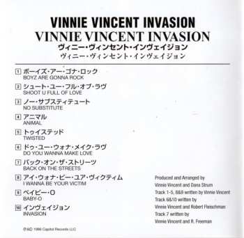 CD Vinnie Vincent Invasion: Vinnie Vincent Invasion