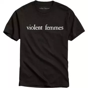 Maglietta White Vintage Logo Violent Femmes 