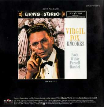 CD Virgil Fox: Heavy Organ At Carnegie Hall, - The Legendary 1973 Concert