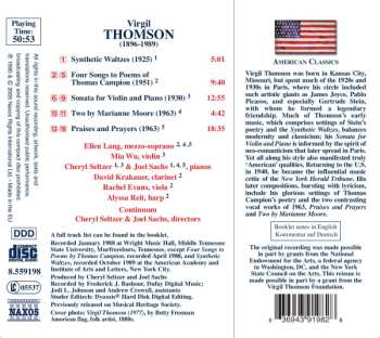 CD Continuum: Four Songs To Poems Of Thomas Campion, Violin Sonata, Praises And Prayers
