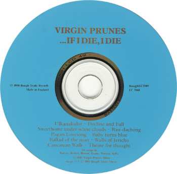 CD Virgin Prunes: ... If I Die, I Die DIGI
