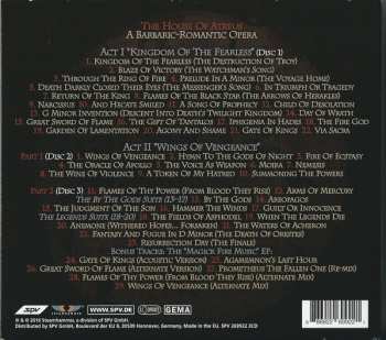 3CD Virgin Steele: The House Of Atreus Act I & II (A Barbaric-Romantic Opera)
