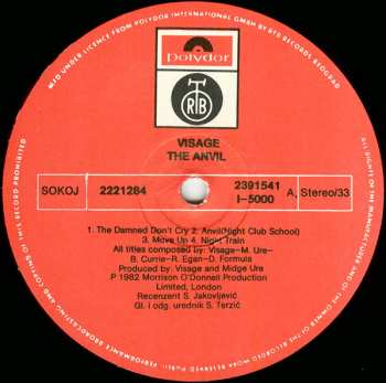 LP Visage: The Anvil