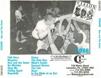 CD Vision: One And The Same