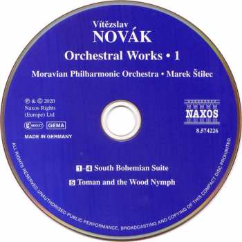 CD Vítězslav Novák: Orchestral Works • 1
