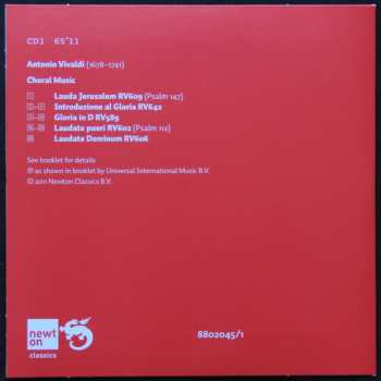 7CD/Set di cofanetti Antonio Vivaldi: Sacred Music