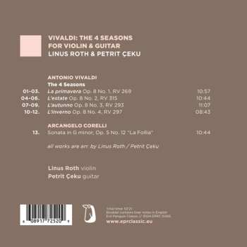 CD Antonio Vivaldi: The 4 Seasons For Violin And Guitar