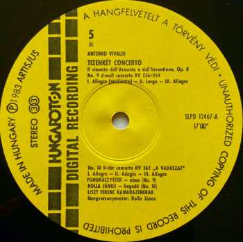 3LP/Set di cofanetti Antonio Vivaldi: 12 Concerti Op.8 - Il Cimento Dell' Armonia E Dell' Inventione Including "The Four Seasons"