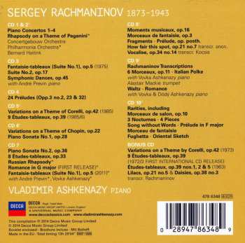 11CD/Set di cofanetti Vladimir Ashkenazy: Complete Works For Piano