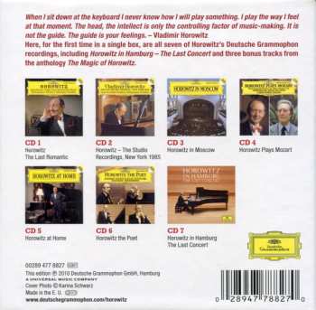 7CD/Set di cofanetti Vladimir Horowitz: Complete Recordings On Deutsche Grammophon