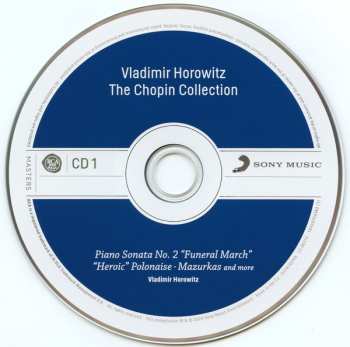 7CD/Set di cofanetti Vladimir Horowitz: The Chopin Collection