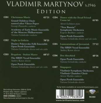 7CD/Set di cofanetti Vladimir Martynov: Martynov Edition