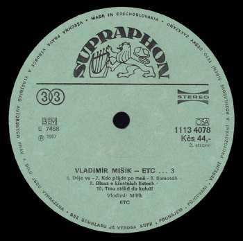 LP Vladimír Mišík: Etc…3