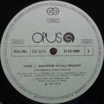 LP Vladimír Rusko: VOSR — Začiatok Novej Epochy