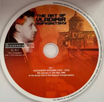 34CD/Set di cofanetti Vladimir Sofronitsky: The Art Of Vladimir Sofronitsky
