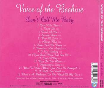 CD Voice Of The Beehive: Don't Call Me Baby