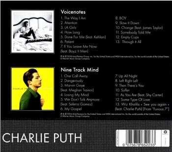 2CD/Set di cofanetti Charlie Puth: Voicenotes / Nine Track Mind LTD