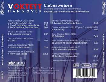 CD Voktett Hannover: Liebesweisen