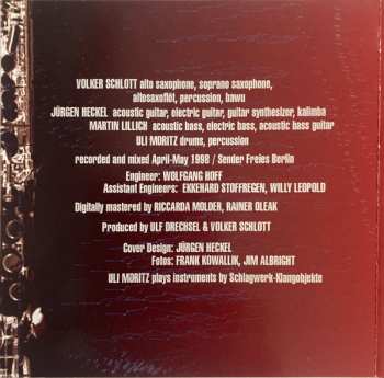 CD Volker Schlott Quartett: Akribik