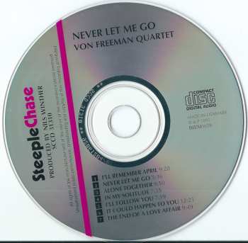 CD Von Freeman Quartet: Never Let Me Go