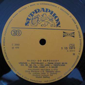 LP Waldemar Matuška: Kluci Do Nepohody