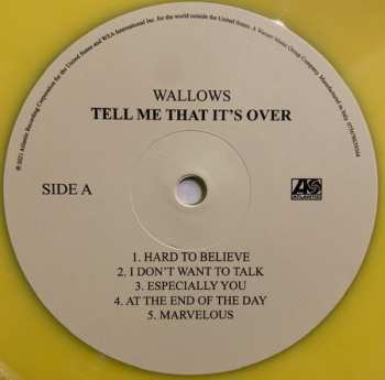 LP Wallows: Tell Me That It's Over CLR