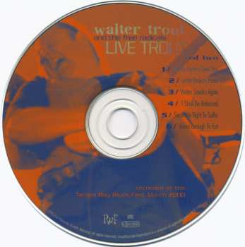2CD Walter Trout And The Free Radicals: Live Trout