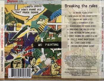 CD Walter Trout Band: Breaking The Rules