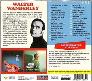 CD Walter Wanderley: Órgão, Sax Sexy + O Sucesso É Samba LTD
