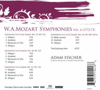 SACD Wolfgang Amadeus Mozart: Symphonies Vol. 6 (1772-73)