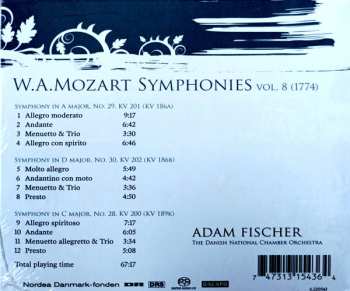 SACD Wolfgang Amadeus Mozart: Symphonies Vol. 8 (1774)
