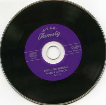 4CD/Set di cofanetti Wanda Jackson: Right Or Wrong