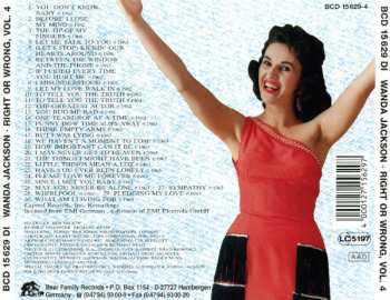 4CD/Set di cofanetti Wanda Jackson: Right Or Wrong