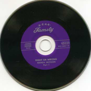 4CD/Set di cofanetti Wanda Jackson: Right Or Wrong