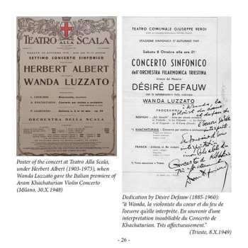 8CD/Set di cofanetti Wanda Luzzato: The Art Of Violin 2 - 1955-1979 Unreleased Recordings LTD