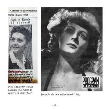 8CD/Set di cofanetti Wanda Luzzato: The Art Of Violin 2 - 1955-1979 Unreleased Recordings LTD