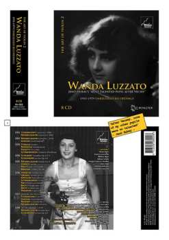 8CD/Set di cofanetti Wanda Luzzato: The Art Of Violin 2 - 1955-1979 Unreleased Recordings LTD